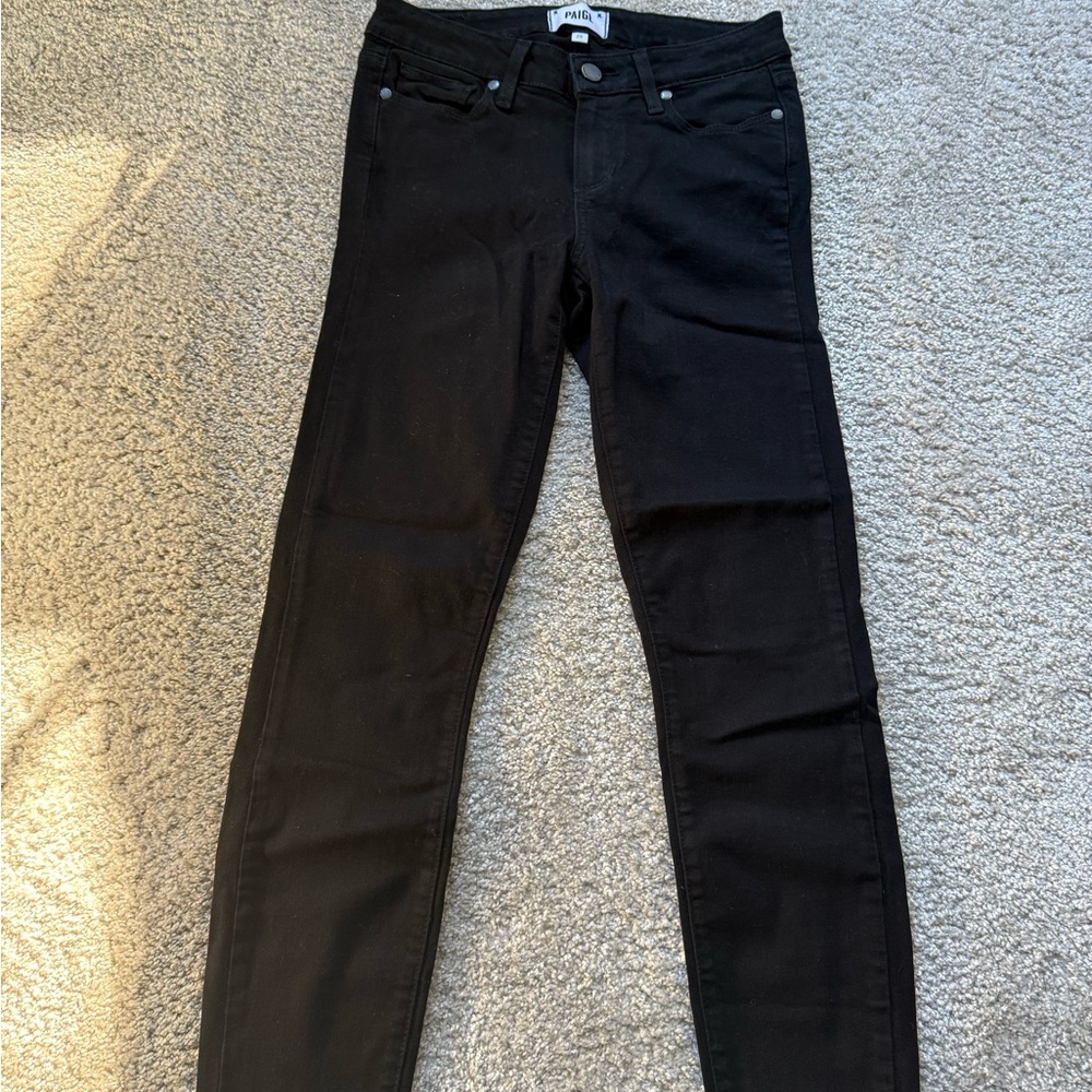 PAIGE Jet Black Denim